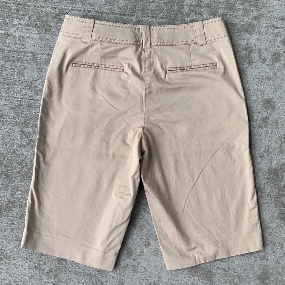 Tory Burch Khaki Bermuda Shorts - Picture 10 of 11
